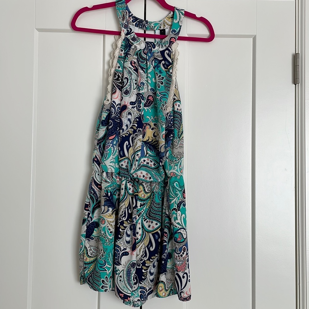 Ing Paisley Romper